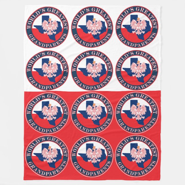 Die größten Großeltern der Welt Fleecedecke (Vorderseite)