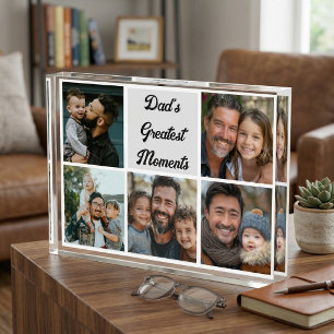 Die größten Momente von Papa Individuelle Familien Fotoblock