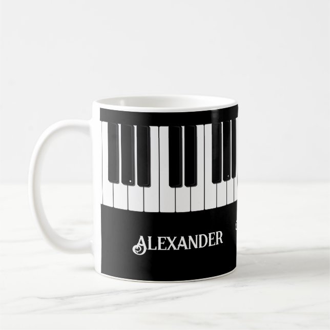 Die größten Pianisten der Welt Personalisiert Kaffeetasse (Links)