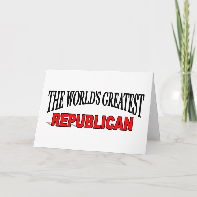Die größten Republikaner der Welt Karte (Vorderseite)