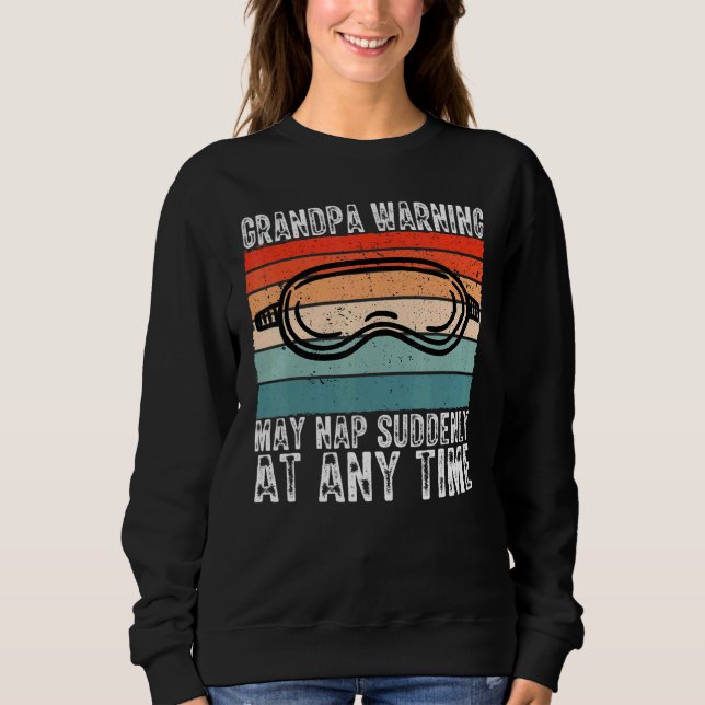 Die Großvaterwarnung kann zu jedem Zeitpunkt plötz Sweatshirt (Vorderseite)