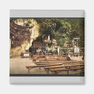 Die Grotte von Notre Dame, Lourdes, Pyrenäen, Fran Magnet
