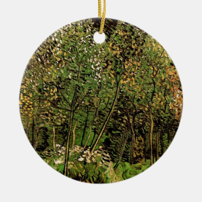 Die Grove von Vincent van Gogh Keramikornament (Vorne)