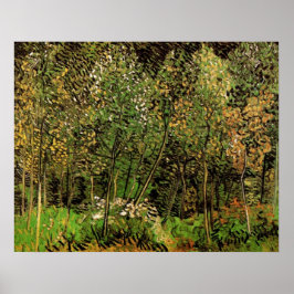 Die Grove von Vincent van Gogh Poster