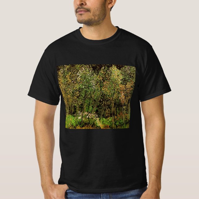 Die Grove von Vincent van Gogh T-Shirt (Vorderseite)