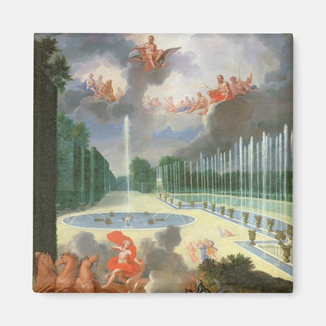 Die Groves von Versailles. Sicht auf den Drachenpo Magnet (Vorne)