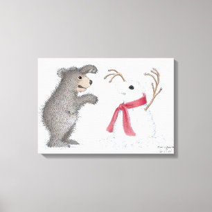 Die Gruffies® eingewickelte Leinwand