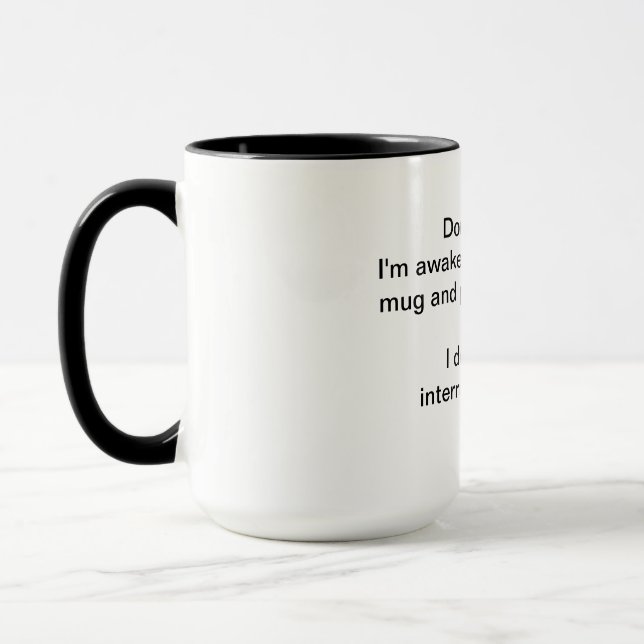 Die Grump-Tasse Tasse (Links)