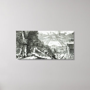 Die Gründe für die Bildung der Kolonie von Leinwanddruck