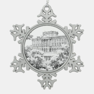 Die Gründe in Pemberley - Schneeflocken Zinn-Ornament