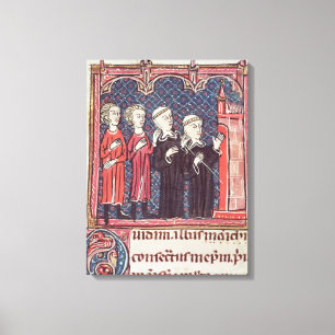 Die Grundlage eines Klosters Leinwanddruck