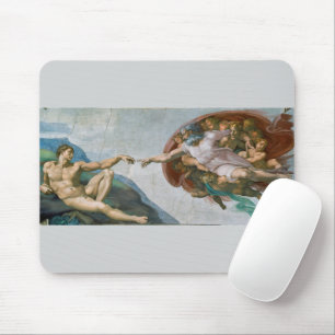 Die Gründung Adams (um 1511)   Michelangelo Mousepad