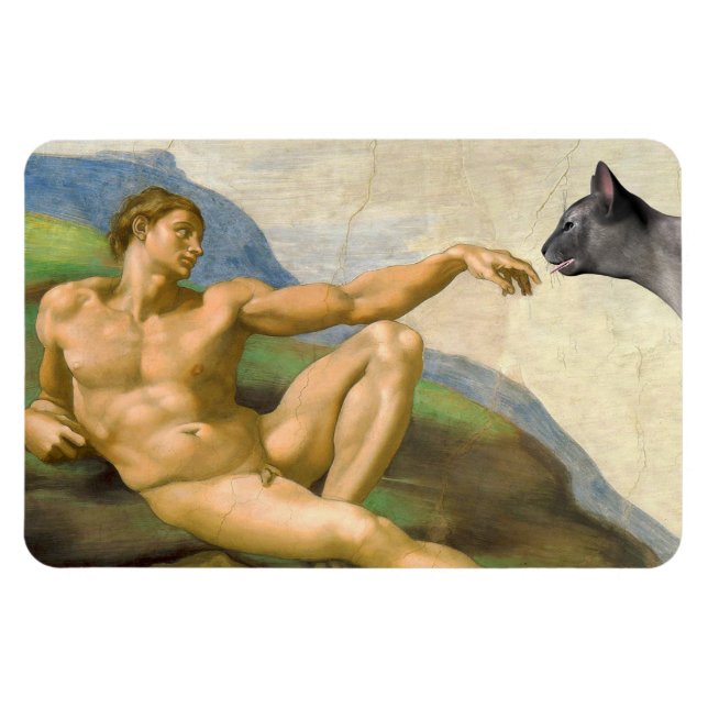 Die Gründung von Adam Parody Magnet (Horizontal)