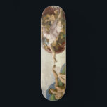 Die Gründung von Adam Skateboard<br><div class="desc">The Creation of Adam by Michelangelo circa 1511 skateboard deck</div>