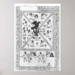 Die Gründung von Tenochtitlan Poster