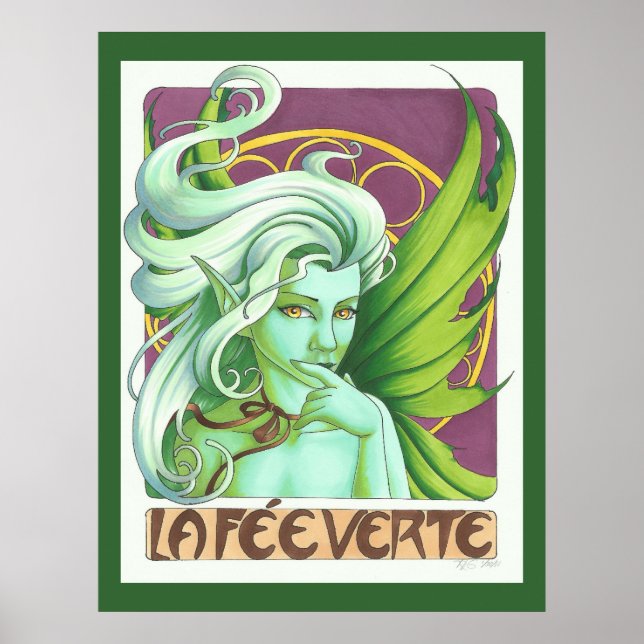 Die grüne Fairy Poster (Vorne)