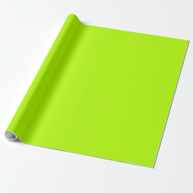 Die grüne Farbe des elektrischen Kalks ist für den Geschenkpapier (Ungerollt)