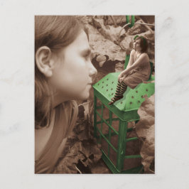 Die grüne Laterne. Postkarte