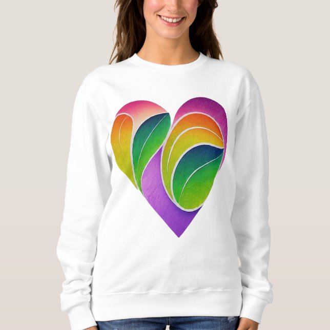 Die grüne Liebe der Frauen Sweatshirt (Vorderseite)