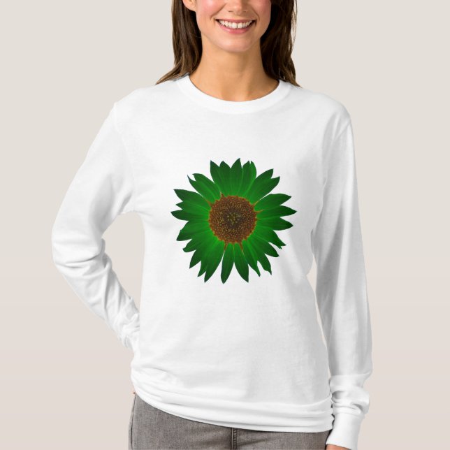 Die grüne Sonnenblume - T - Shirt (Vorderseite)