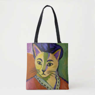 Die Grüne Streifenkatze – Fauvistischer, Matisse-i