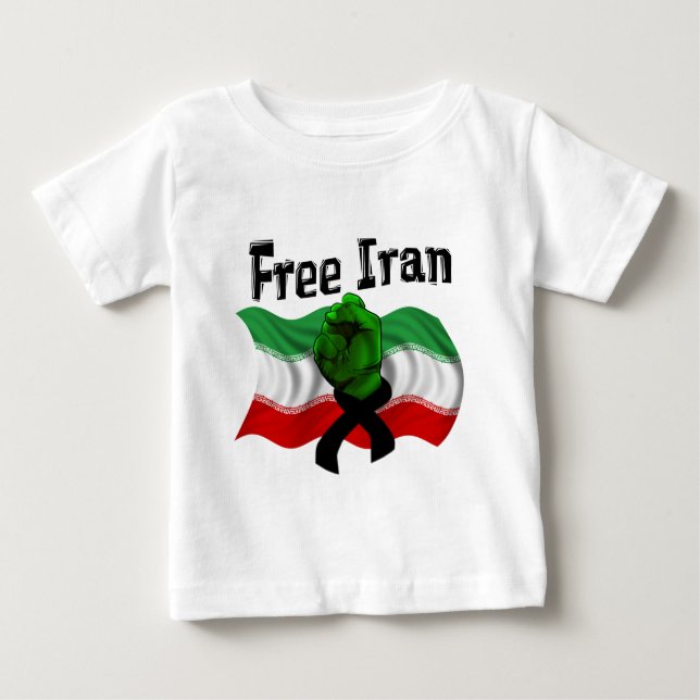Die grüne Welle unterstützen, den freien Iran befr Baby T-shirt (Vorderseite)