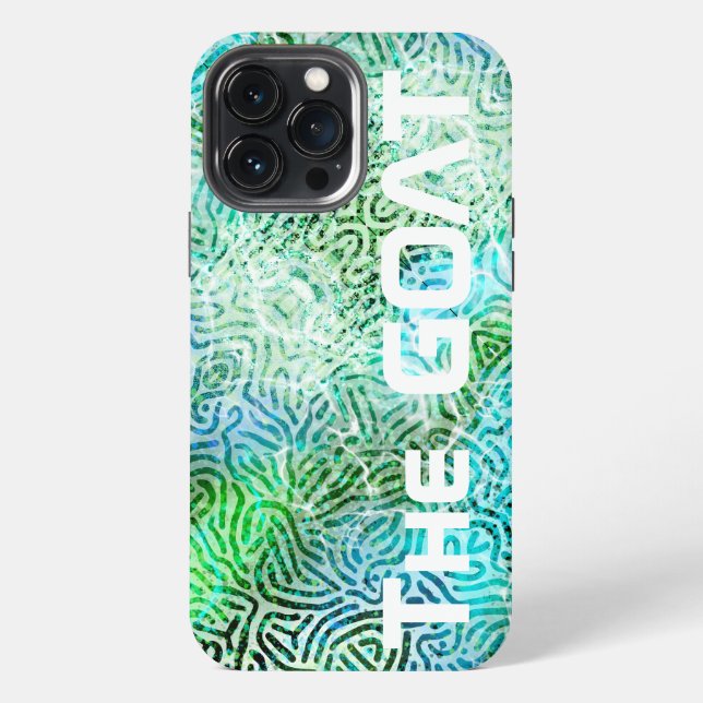 Die grüne Ziege iPhone Hülle (Rückseite)