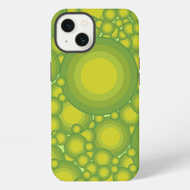 Die Grünen Blasen iPhone Hülle (Rückseite)