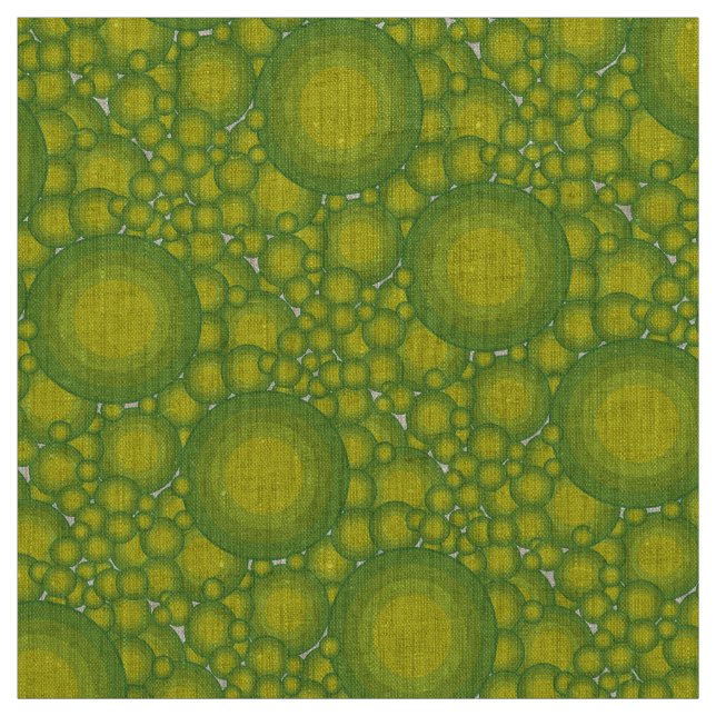 Die grünen Blasen Stoff (Muster)