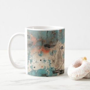 Die Grunge Ästhetik mit unserem trockenen Paint ei Kaffeetasse