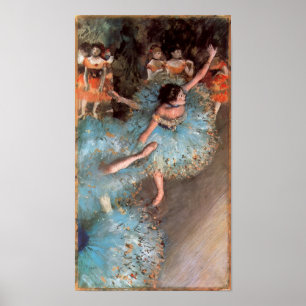 Die Grüntöne von Edgar Degas Poster