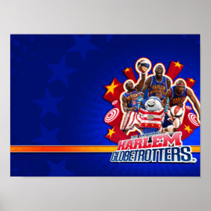Die Gruppen-Bild Harlemglobetrotters Poster