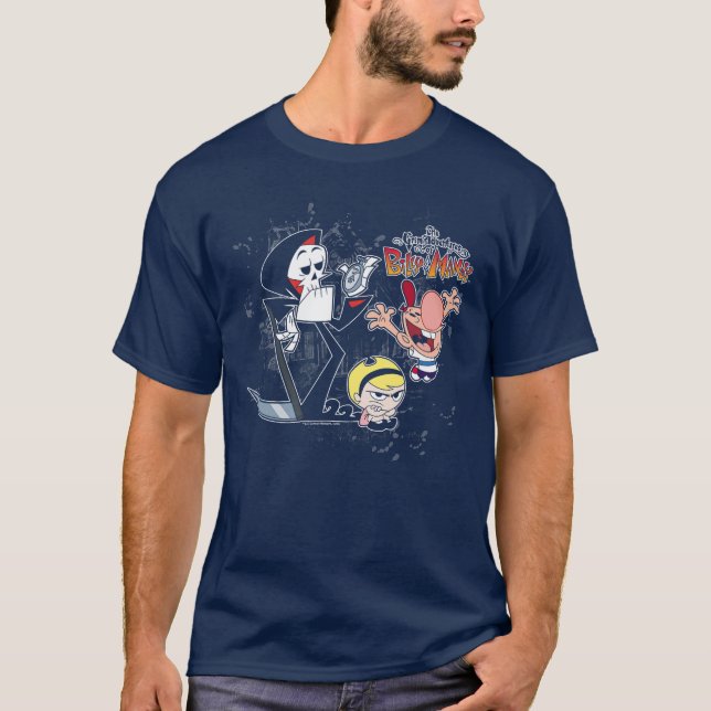 Die gruseligen Abenteuer von Billy Mandy Splatter  T-Shirt (Vorderseite)