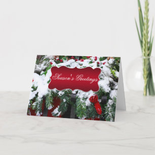 Die Gruß-Geschäft Feiertagskarte