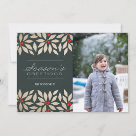 Die Gruß-Papierfeiertags-Karte der Jahreszeit Feiertagskarte