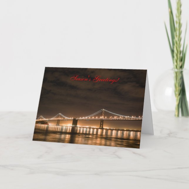 Die Grüße der Jahreszeit! Feiertagskarte (Vorderseite)