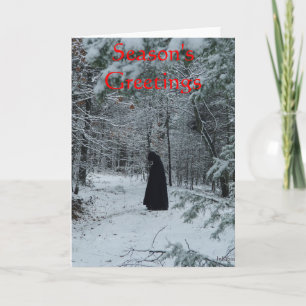 Die Grüße der Jahreszeit Feiertagskarte