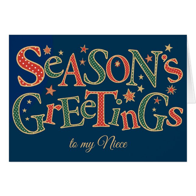 Die Grüße der Jahreszeit für die Red Green Polkas (Vorderseite (Horizontal))