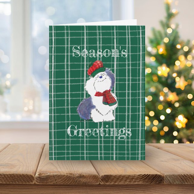 Die Grüße der Jahreszeit Gemütlicher, geklappter U Karte (Von Creator hochgeladen)