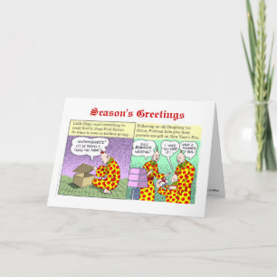 Die Grüße der Jahreszeit von flinkem Feiertagskarte