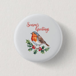 Die Grüße der Jahreszeit von fröhlichem Robin Button