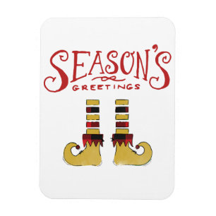 Die Grüße der Saison Elf Schuhe Magnet