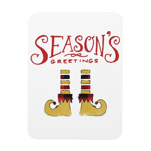 Die Grüße der Saison Elf Schuhe Magnet (Vertikal)