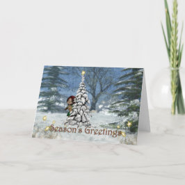 Die Grüße der Saison Feiertagskarte