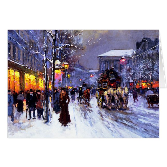 Die Grüße der Saison. Fine Art Christmas Cards (Vorderseite (Horizontal))