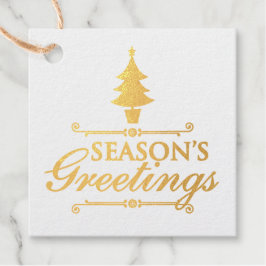 Die Grüße der Saison Geschenkanhänger