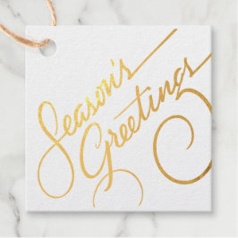 Die Grüße der Saison Geschenkanhänger