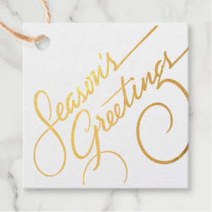 Die Grüße der Saison Geschenkanhänger