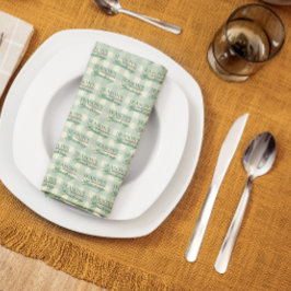 Die Grüße der Saison Gingham Weihnachten Geschirrtuch