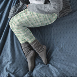 Die Grüße der Saison Gingham Weihnachten Leggings